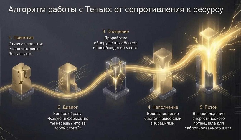 Алгоритм работы с позитивом и негативом